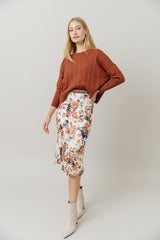 Demera Dress in Autumn Floral