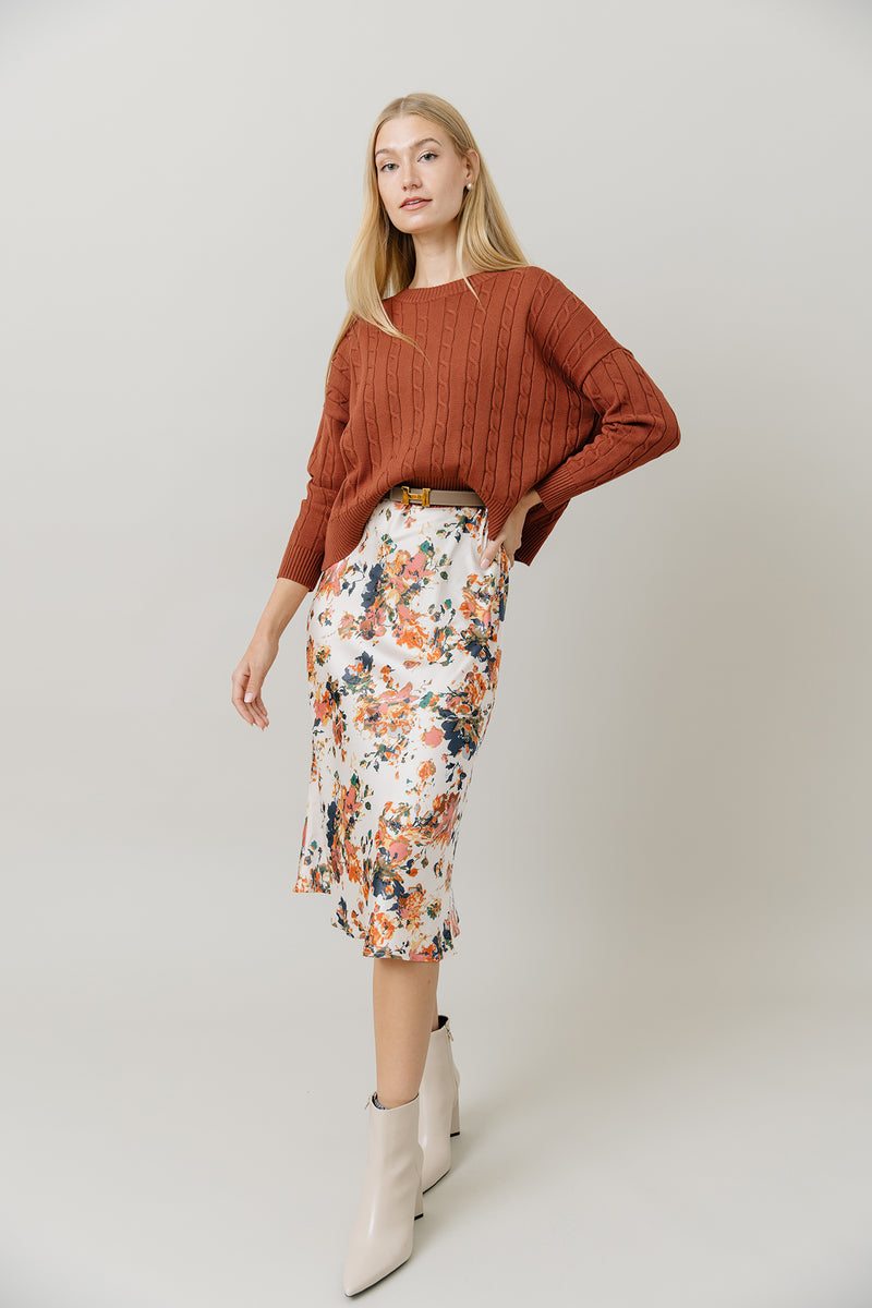 Demera Dress in Autumn Floral
