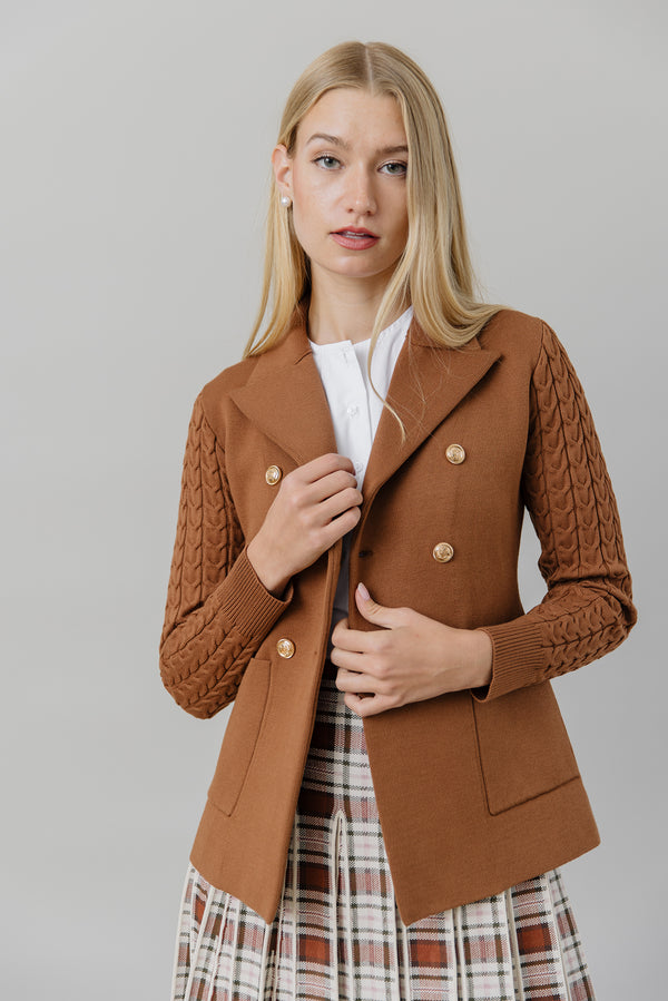 Terra Blazer in Caramel