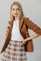 Terra Blazer in Caramel