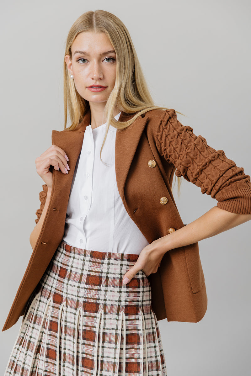 Terra Blazer in Caramel