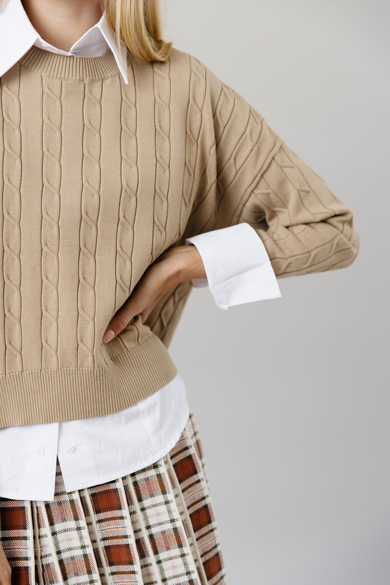 Atrio Sweater in Latte