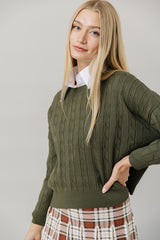 Atrio Sweater in Basil