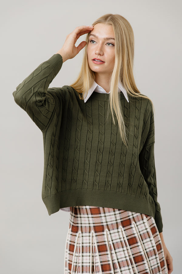 Atrio Sweater in Basil