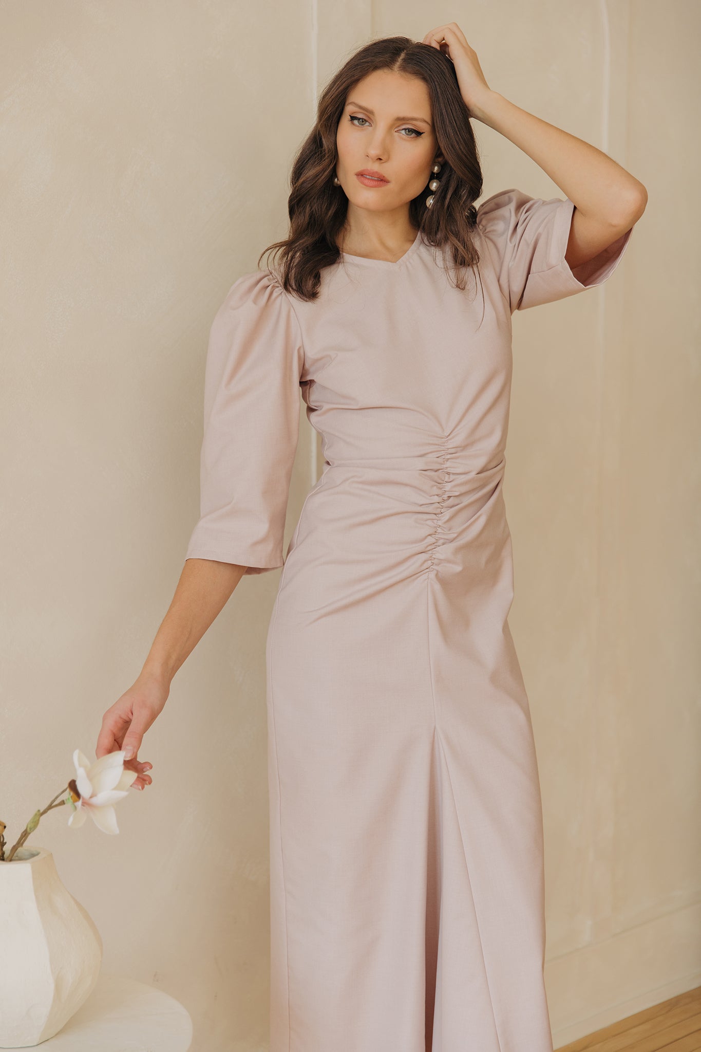 Allen Dress in Rose