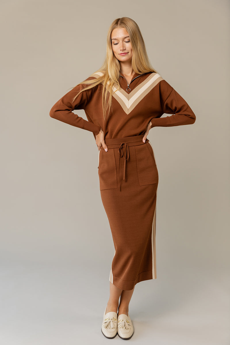 Cira Skirt in Caramel