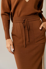 Cira Skirt in Caramel