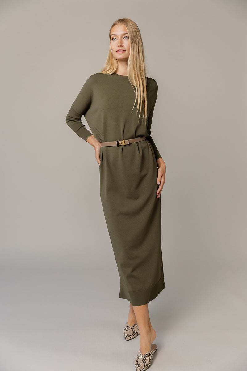 Perilla Dress in Basil