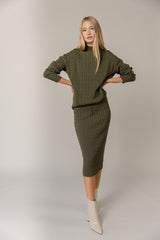 Solana Sweater in Basil