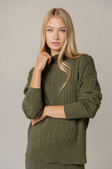Solana Sweater in Basil