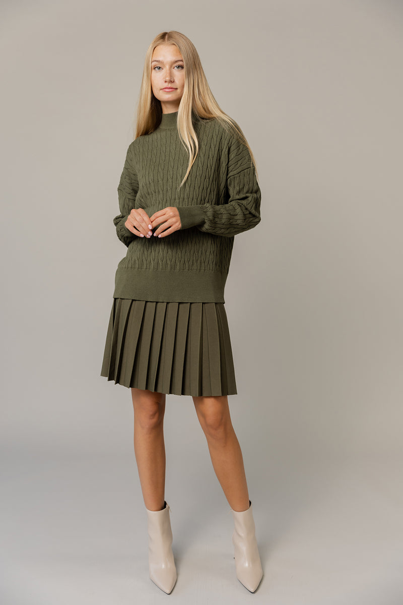 Solana Sweater in Basil