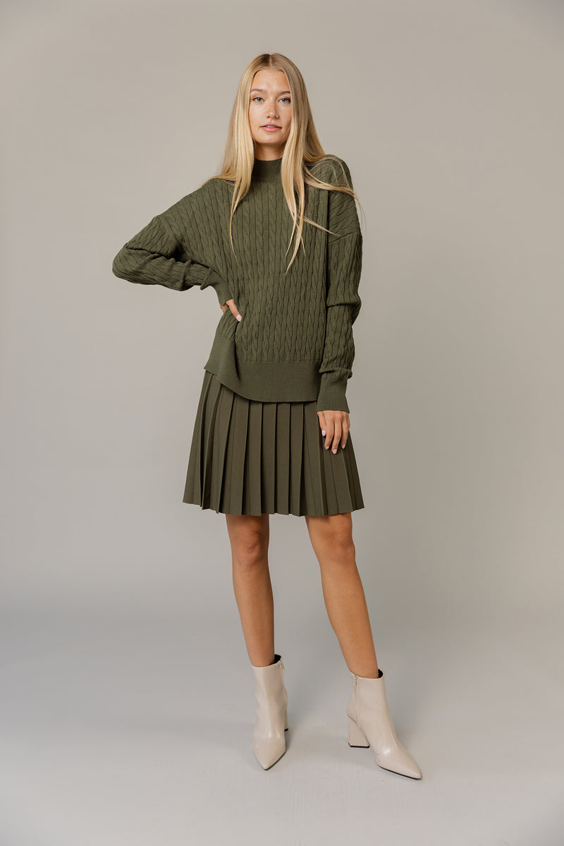 Solana Sweater in Basil