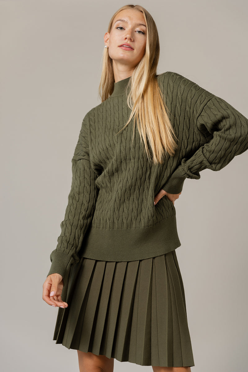 Solana Sweater in Basil