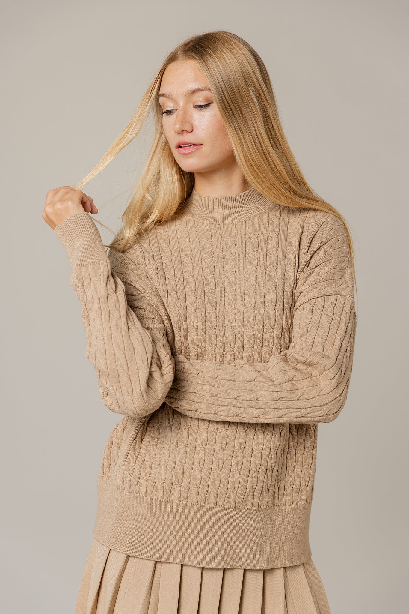 Solana Sweater in Latte