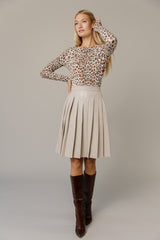 Tribeca Skirt in Tapioca