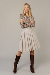Tribeca Skirt in Tapioca