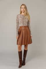 Tribeca Skirt in Caramel