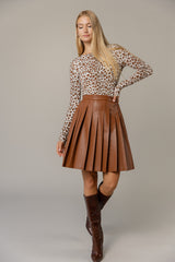 Tribeca Skirt in Caramel