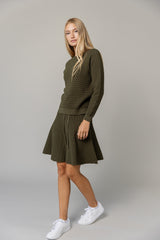 Alinea Crew Neck Top in Basil