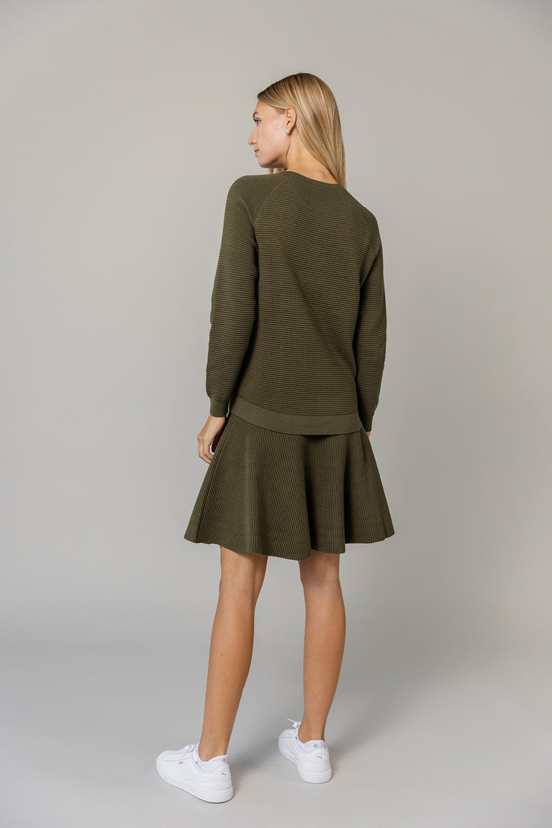 Alinea Crew Neck Top in Basil