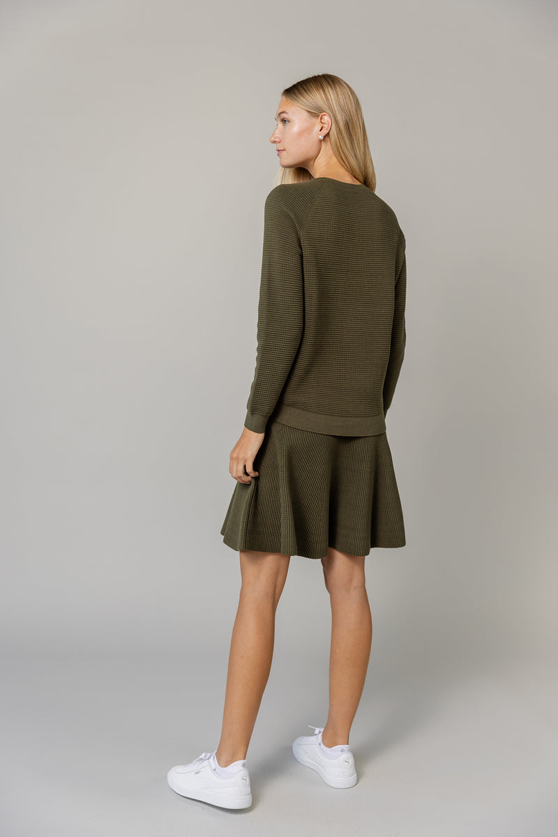 Alinea Crew Neck Top in Basil