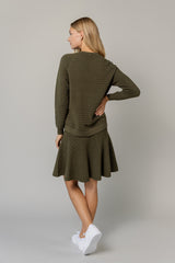 Alinea Crew Neck Top in Basil