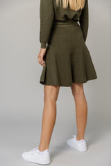 Alinea Circle Skirt in Basil