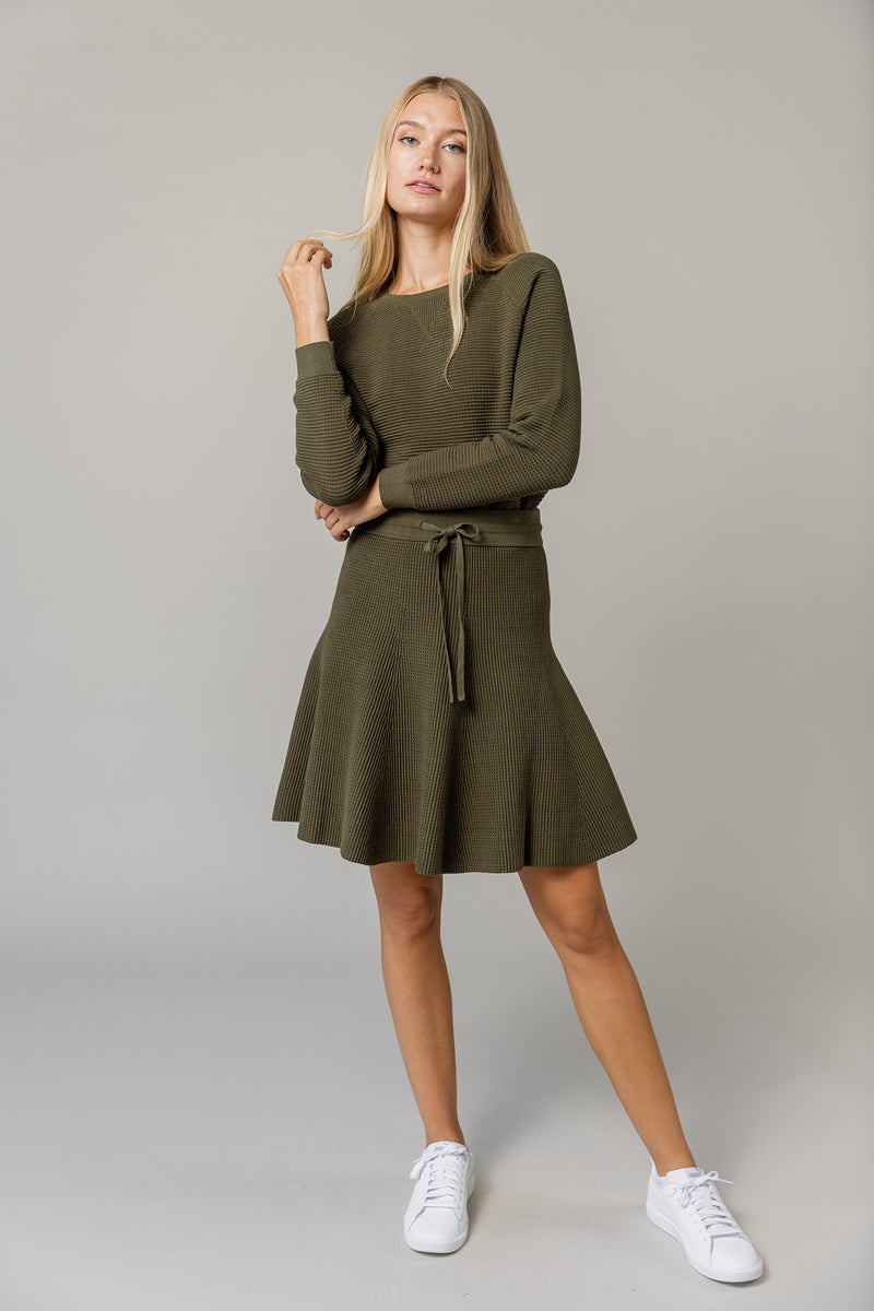 Alinea Circle Skirt in Basil