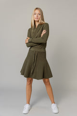Alinea Circle Skirt in Basil