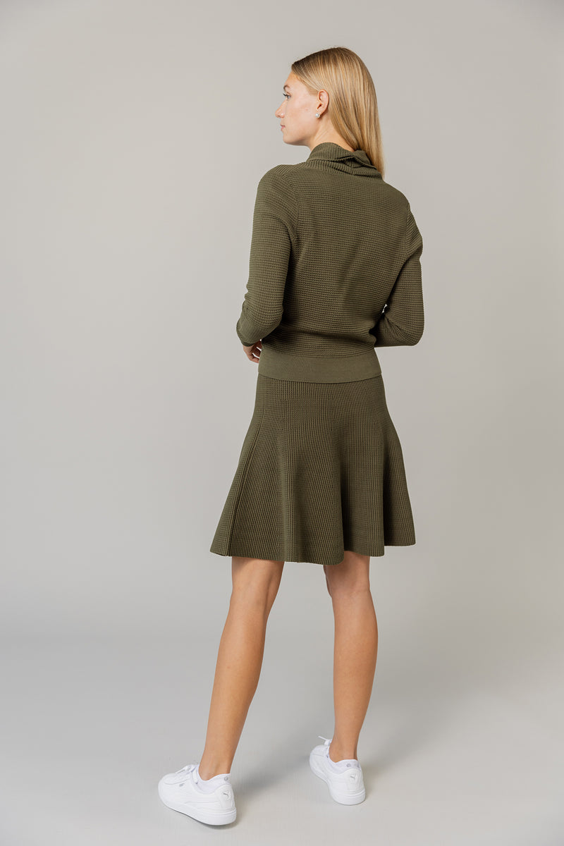 Alinea Circle Skirt in Basil