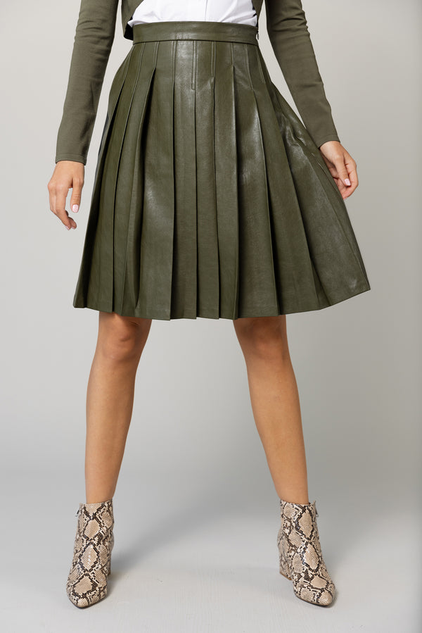 Tribeca Skirt in Basil