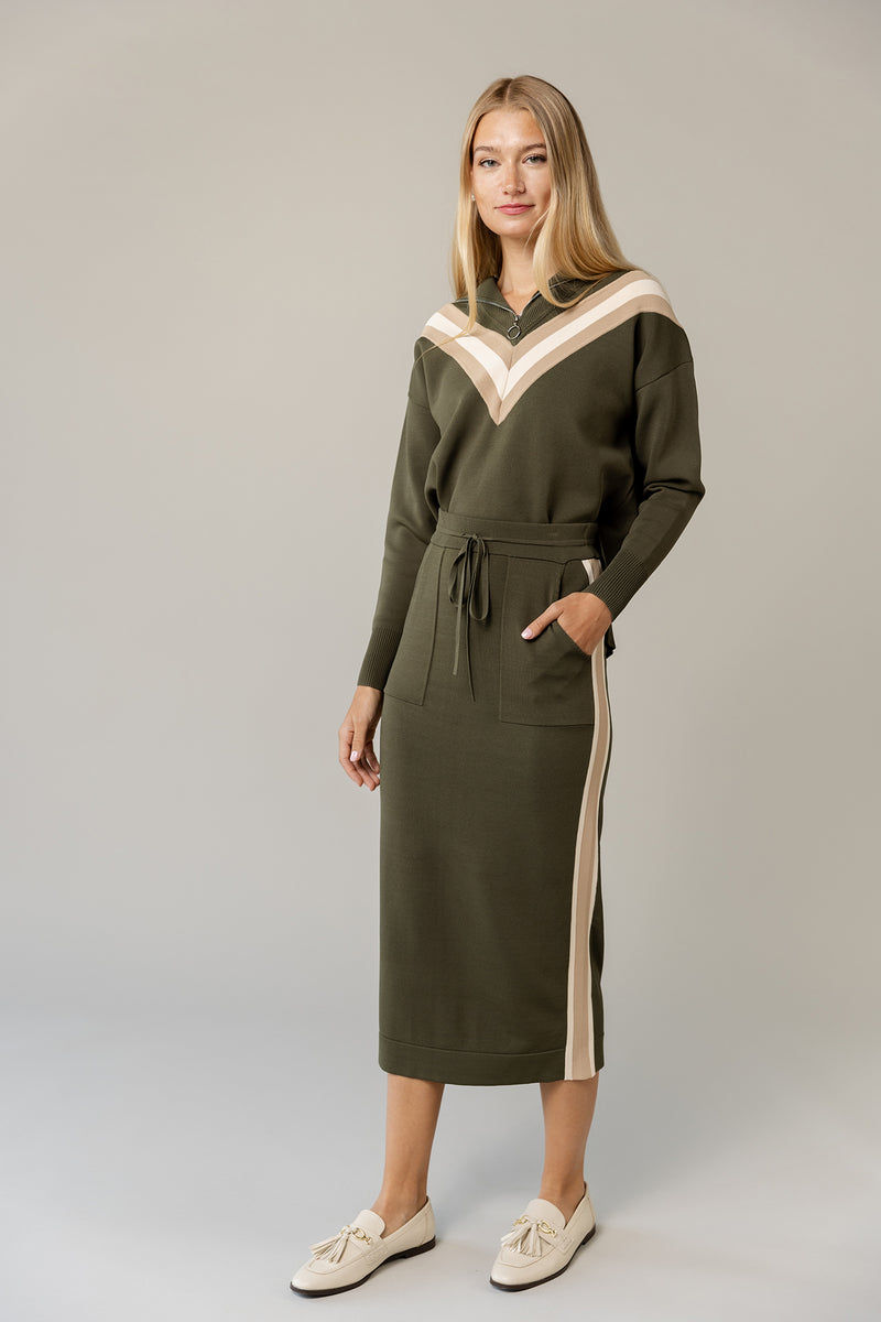 Cira Skirt in Basil
