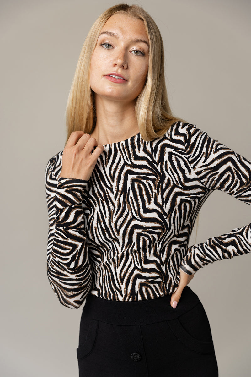 Zaranda Top in Zebra