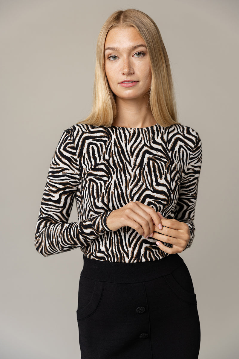 Zaranda Top in Zebra