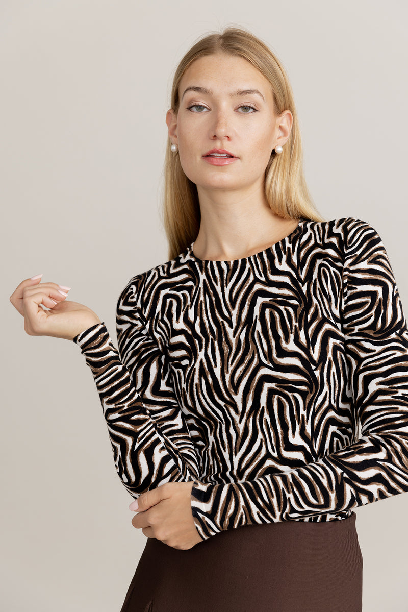 Zaranda Top in Zebra