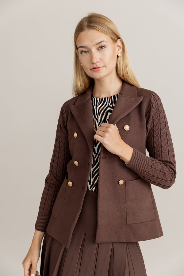 Terra Blazer in Praline
