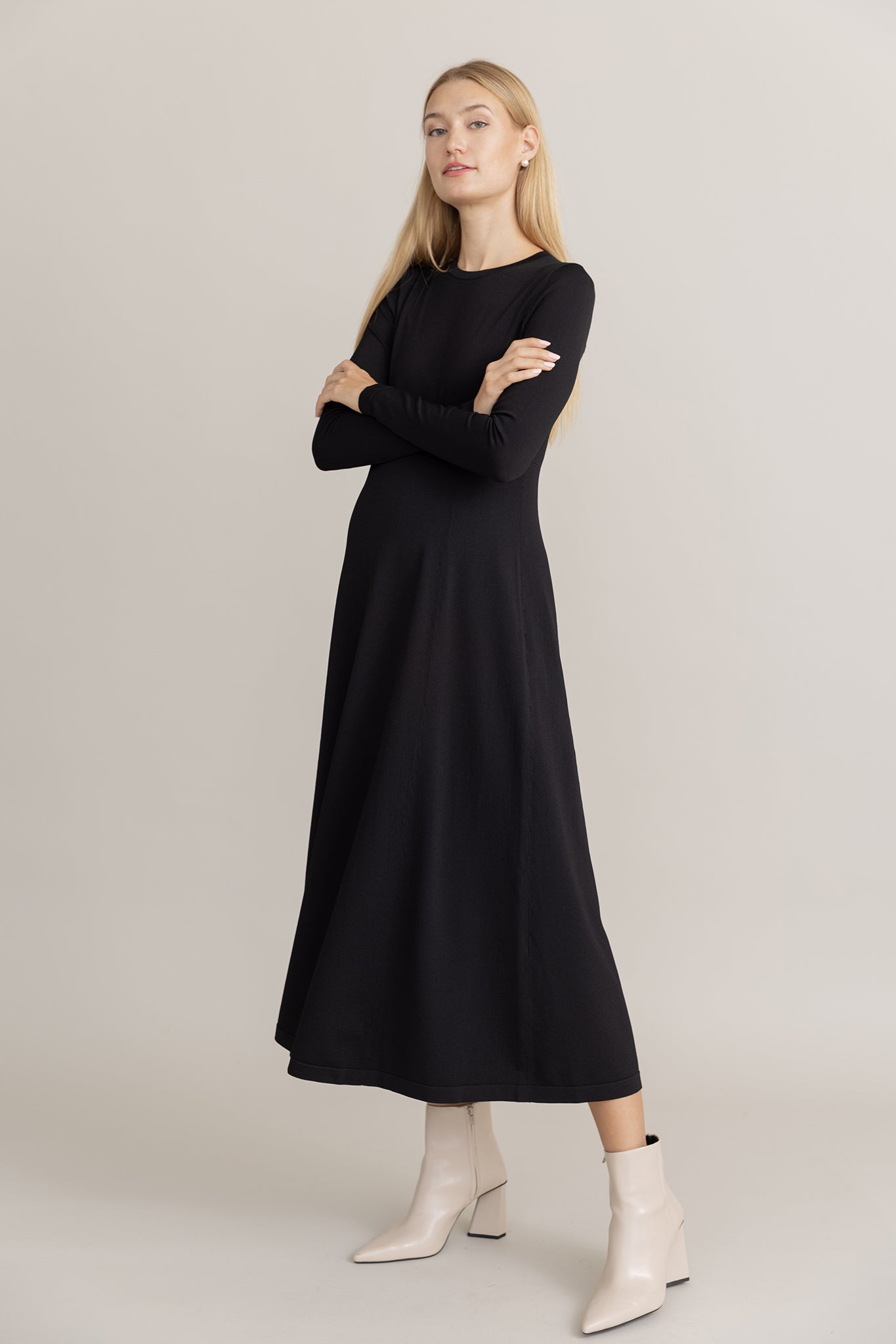 Cadelo Maternity Dress in Black