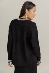 Lago Cardigan in Black