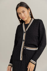 Lago Cardigan in Black