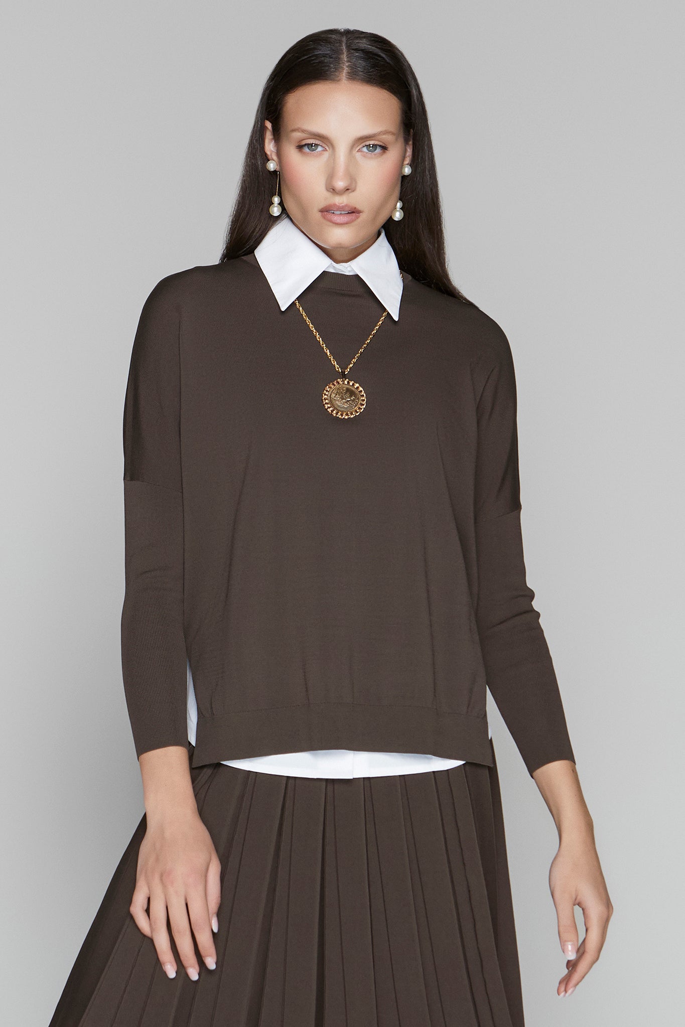 Montia Top in Cocoa