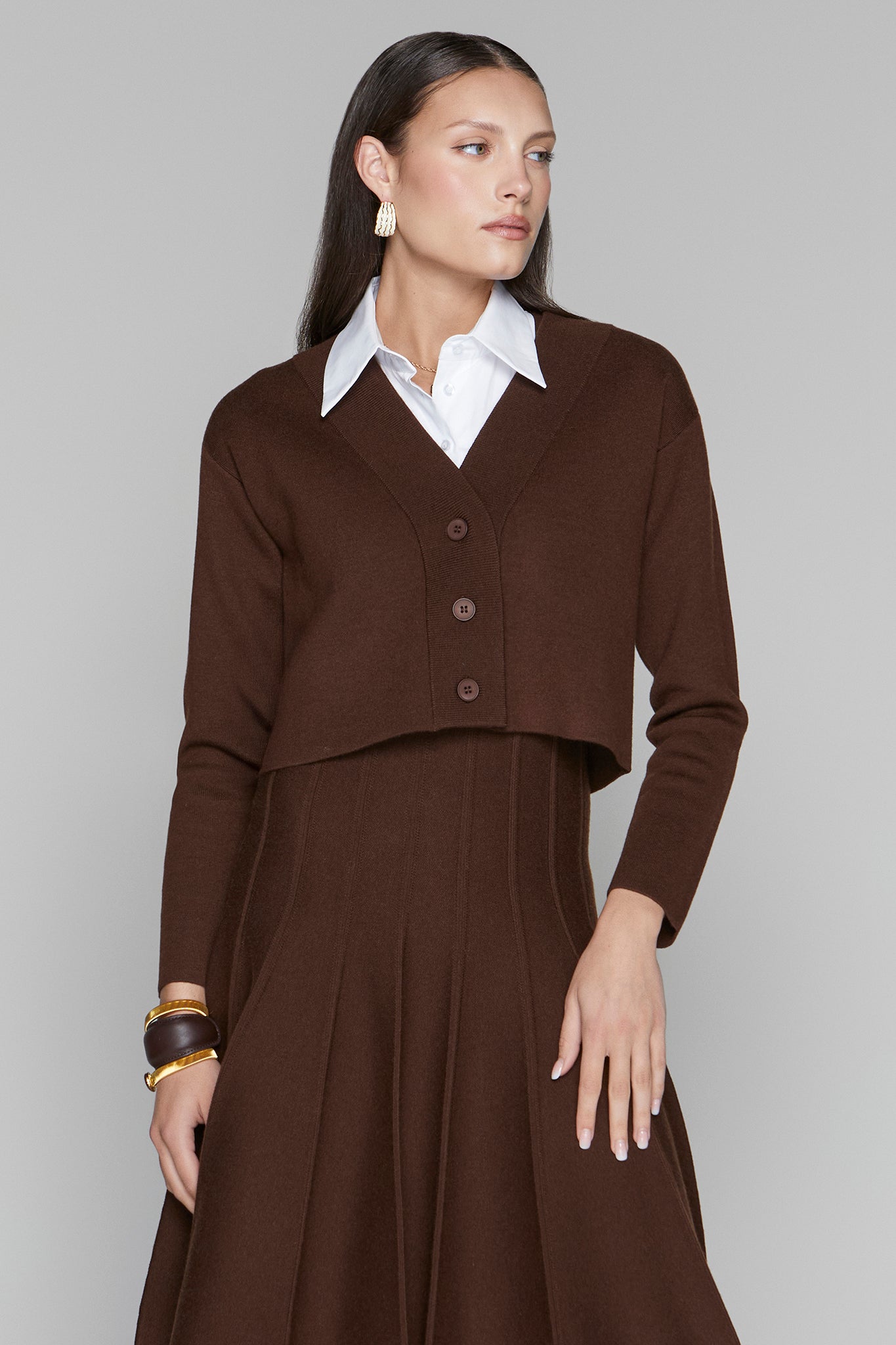 Calloway Cardigan in Maple