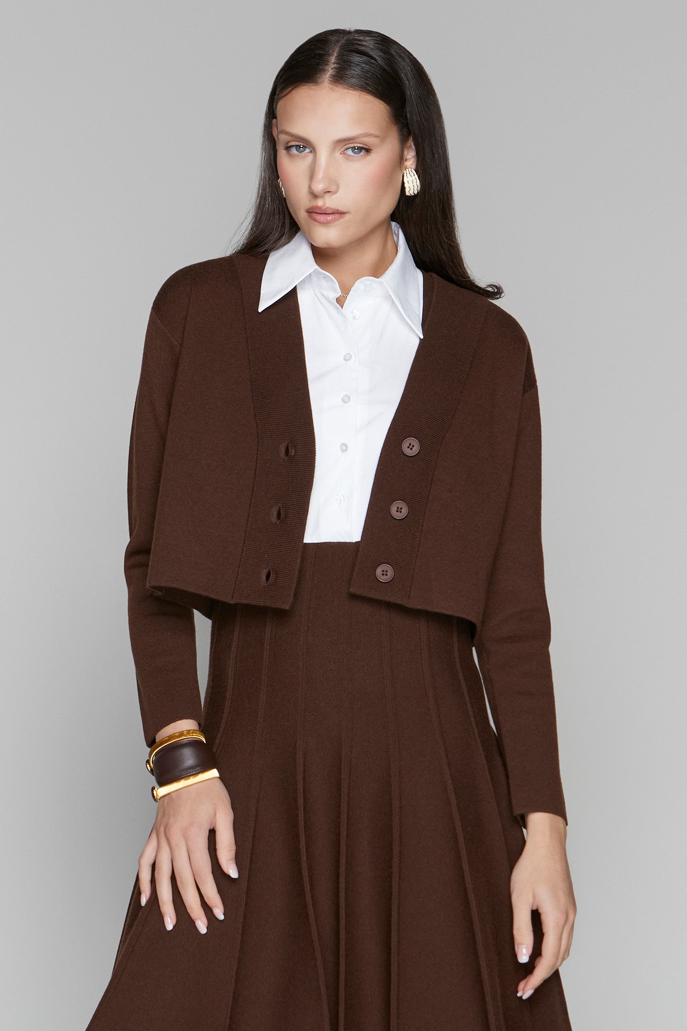 Calloway Cardigan in Maple