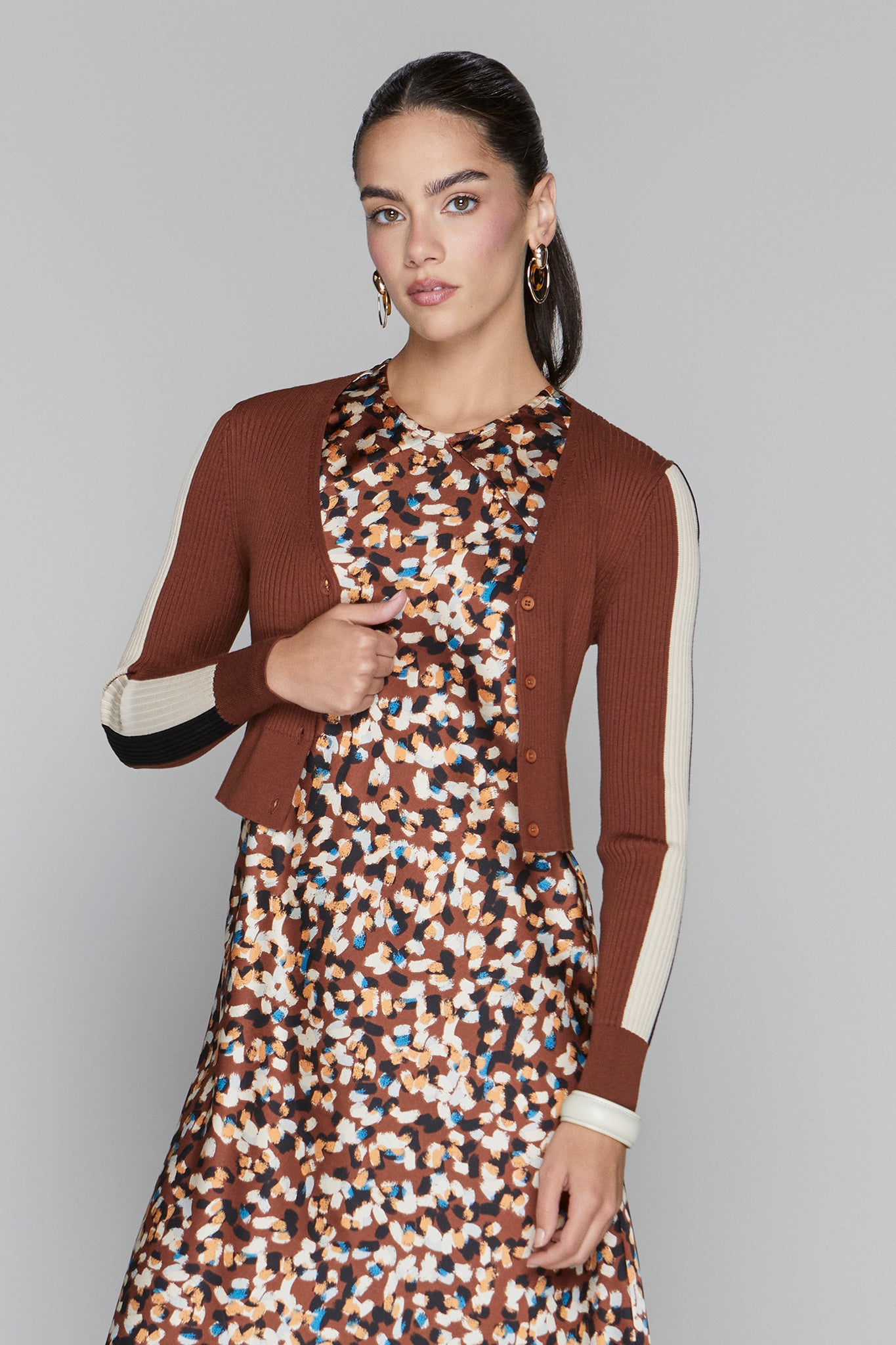 Blake Cardigan in Umber