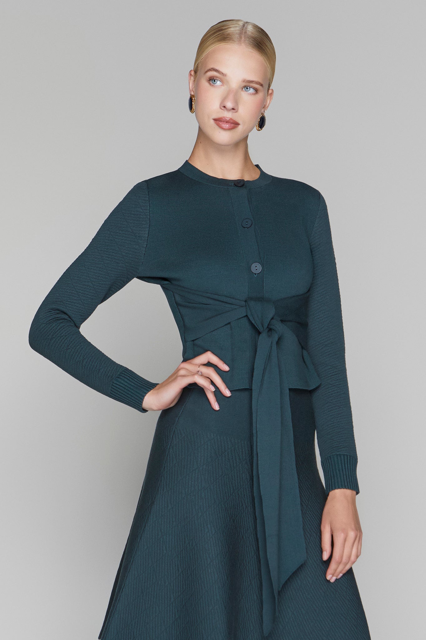 Clarke Top in Emerald Green