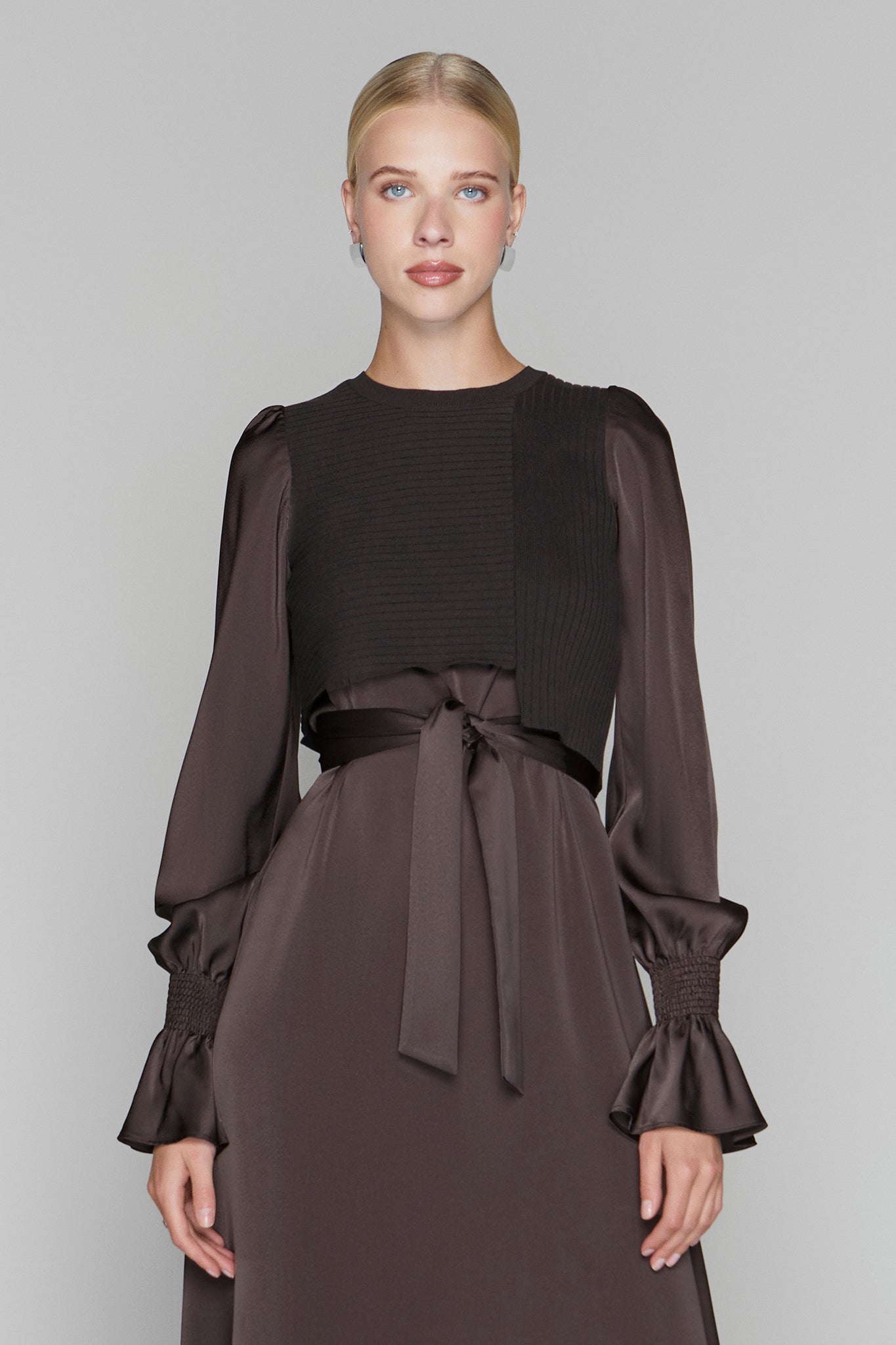 Claremont Dress in Umber