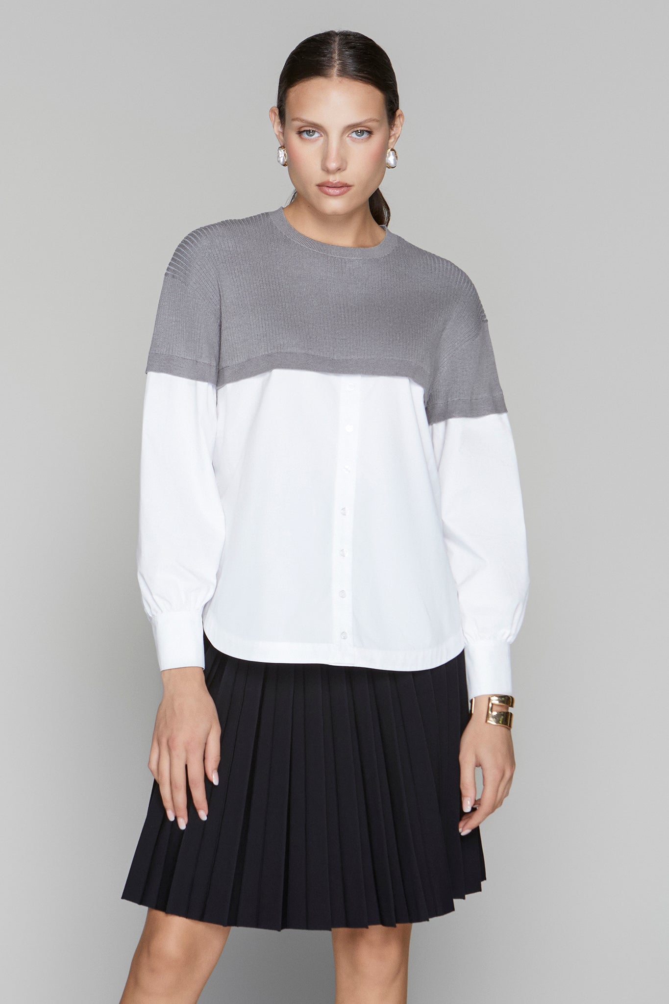 Ashby Sweater in Steel