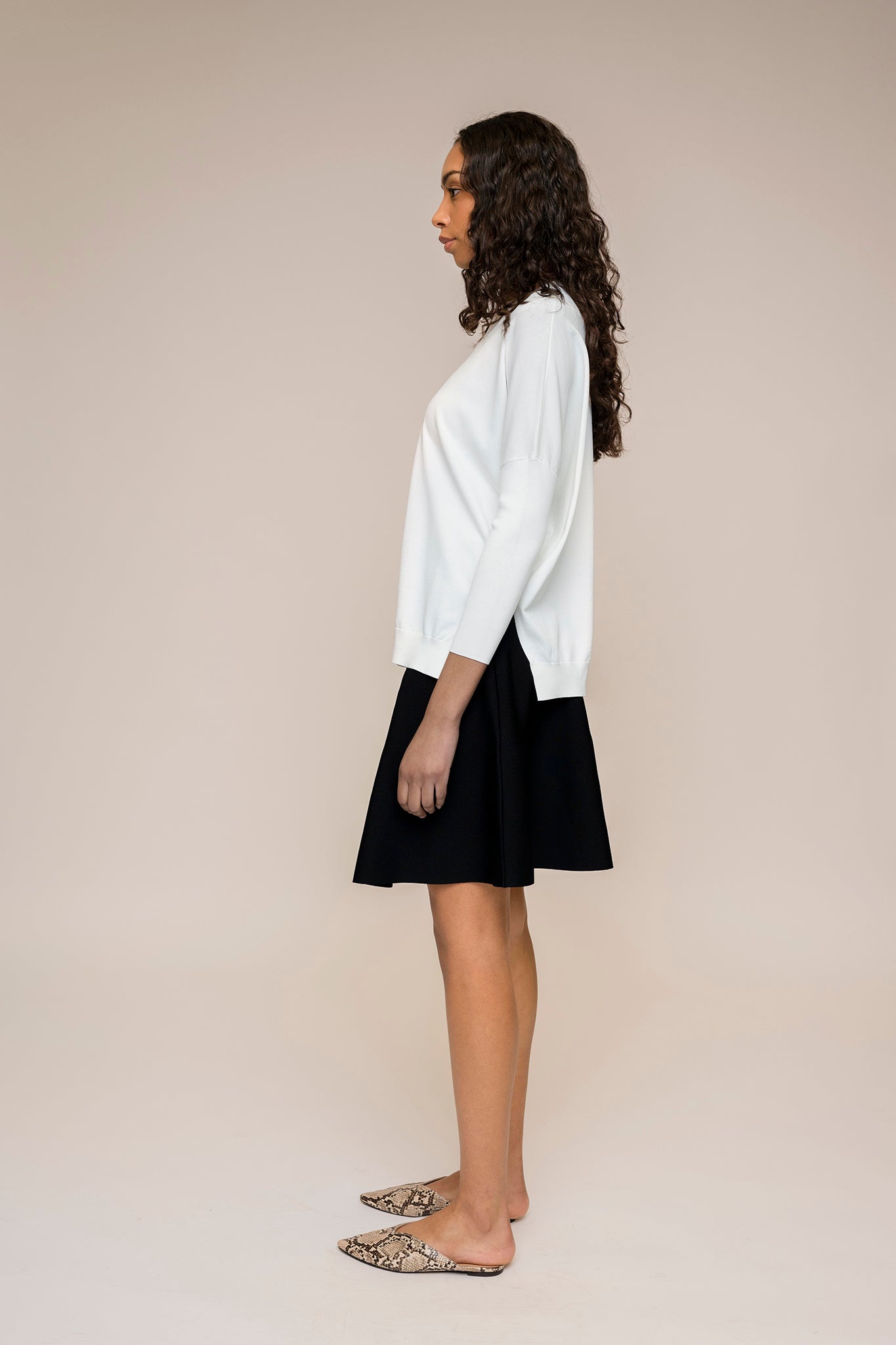 Montia Top in Soft White