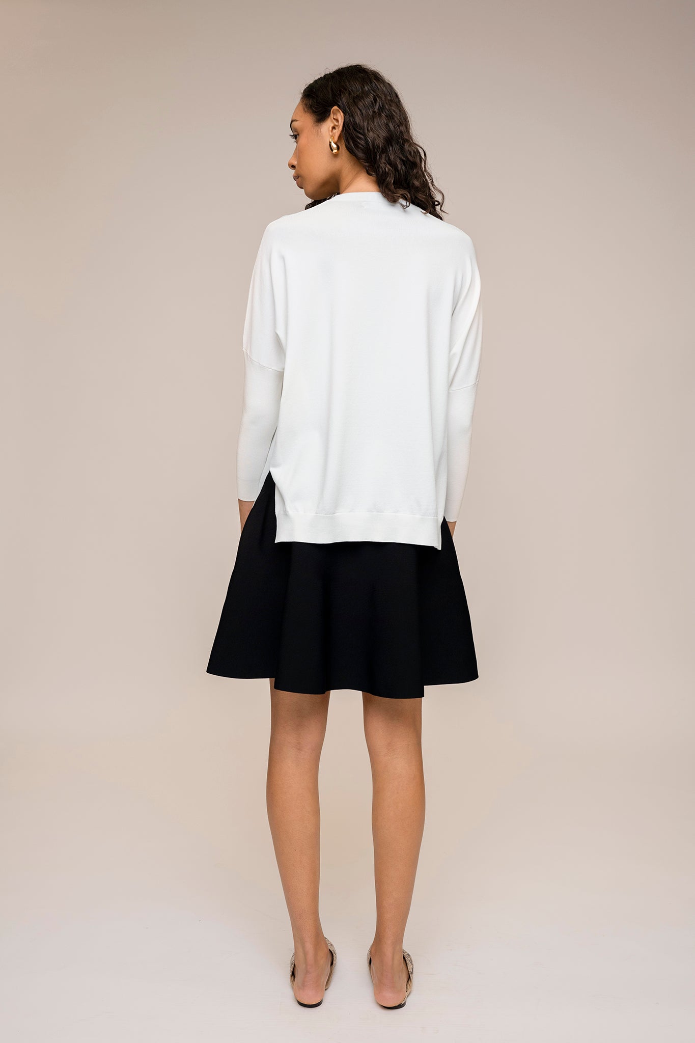 Montia Top in Soft White