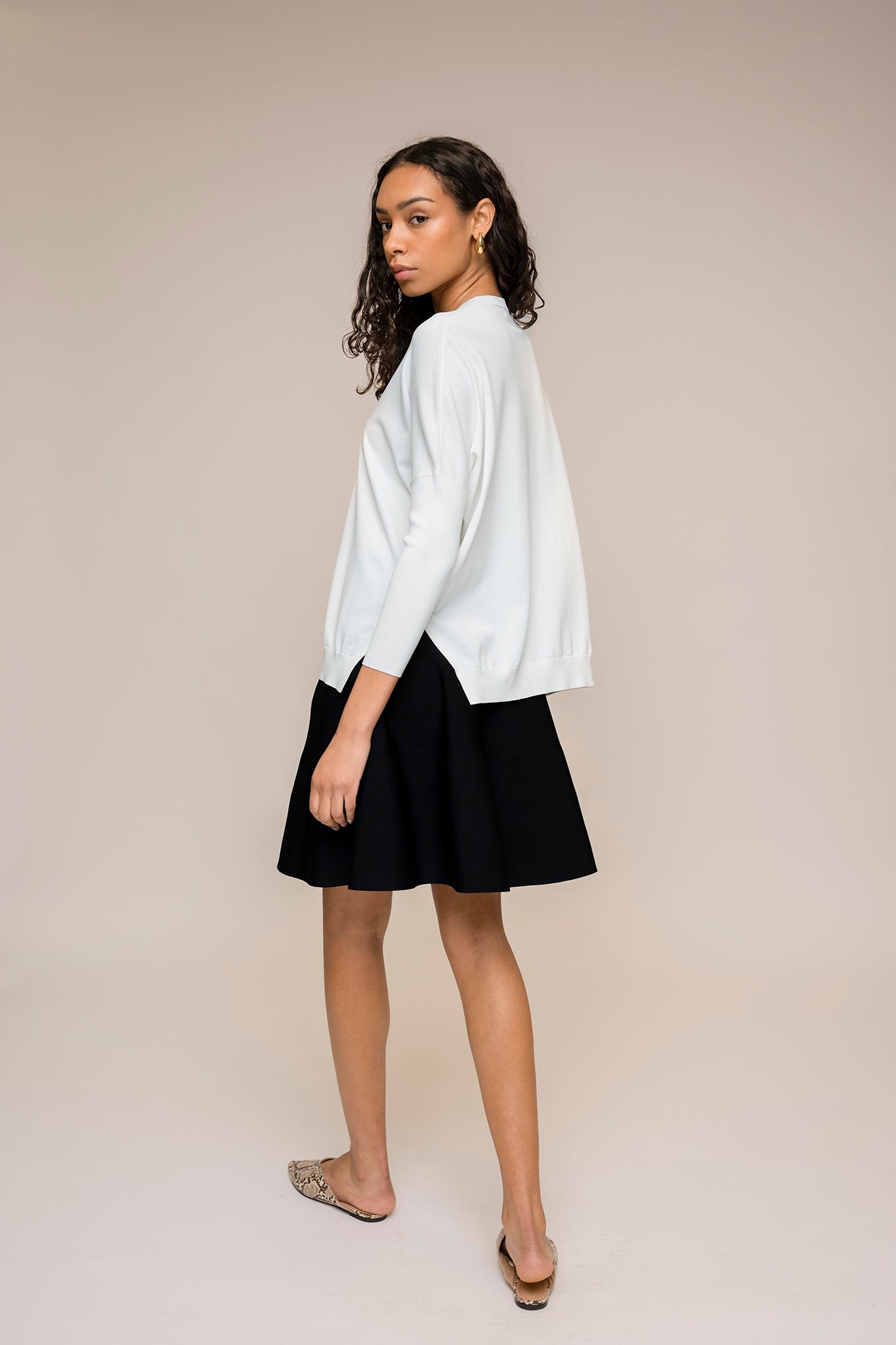 Montia Top in Soft White