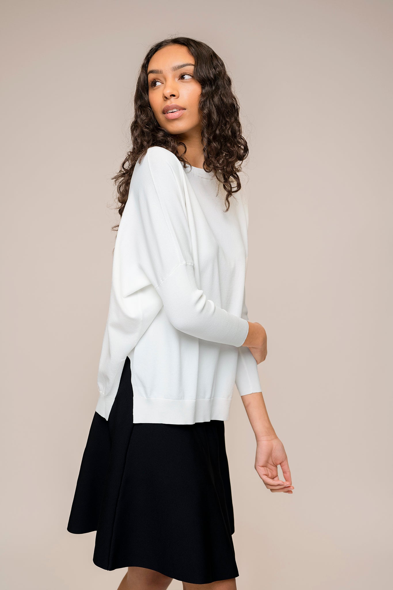 Montia Top in Soft White